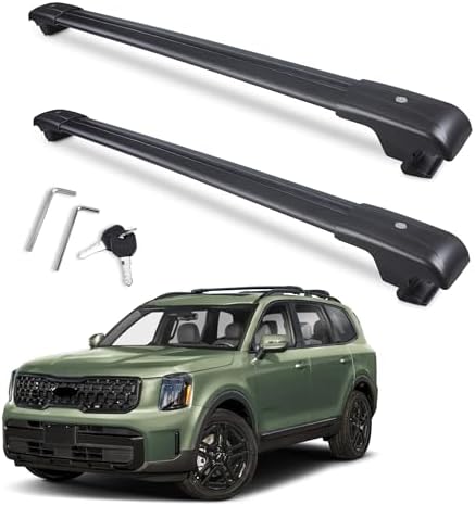 Roof Rack Crossbars Fits KIA Telluride 2023-2025 X-PRO & X-LINE by Autekcomma
