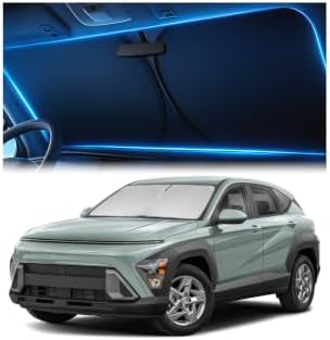 Magnelex Windshield Sun Shade for Hyundai Kona 2018-2023, Foldable Car Window by Magnelex