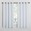 NICETOWN Blackout Curtain Panels Bedroom 2 Panels 55 x 57-in Greyish White by NICETOWN