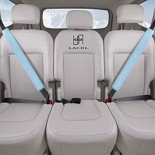 LACDL Extra Long Seatbelt Cover Super Soft Furry - Image 2