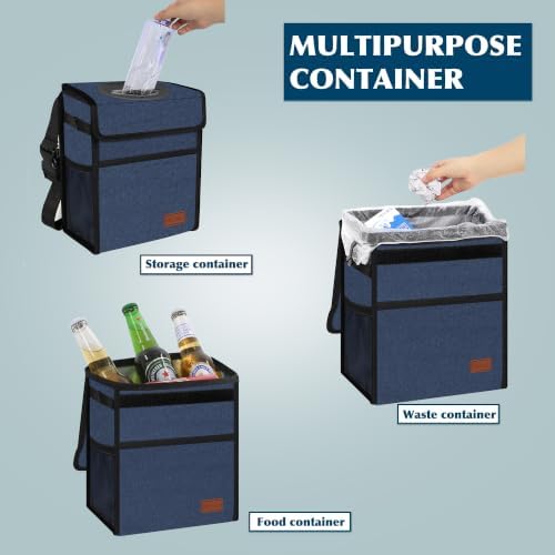 Femuar Leak Proof Car Trash Can - Image 3