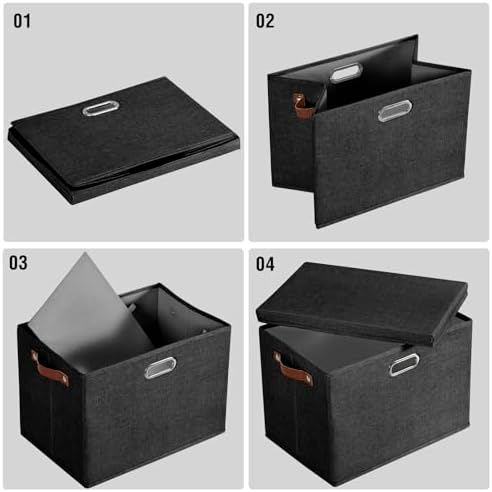 17" Large Fabric Storage Box - Image 6