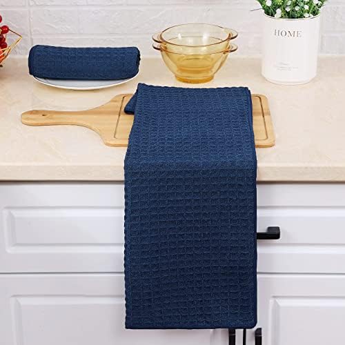 Homaxy Microfiber Waffle Weave Kitchen Towels, 4 Pack - Image 6