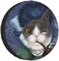Funny Cat Spare Tire Cover Wheel Protectors by Ovitssrk