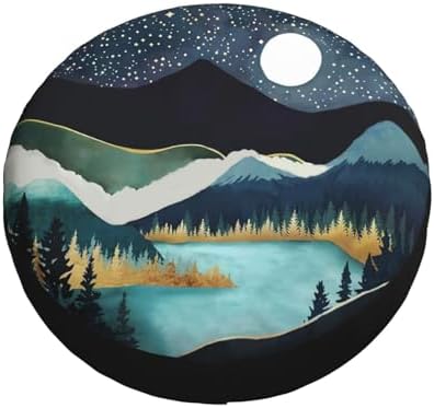 Spare Tire Cover Mountain Natural Scenery Wheel Protectors - Image 3