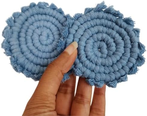 Cotton Car Coasters for Cup Holders, Drink Coaster Holder, Cute cupholder by HandmadeByUruba