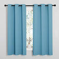 NICETOWN Thermal Insulated Curtains, 34 by 63-inch, Teal Blue by NICETOWN