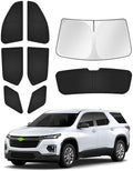 Canvcle Sunshades for Chevrolet/Chevy Traverse 2018-2023 Accessories Windshield by Canvcle