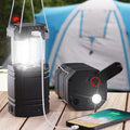 3000mAh Large Capacity Hand Crank Solar Camping Lantern by Mesqool