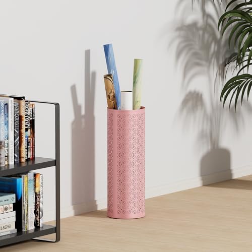Metal Round Umbrella Stand, Free Standing Umbrella Holder Bin, Canes Walking - Image 3