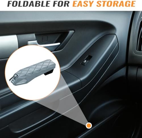 Tooenjoy Folding Car Door Step Vehicle Pedal Ladder - Image 7