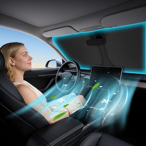 Magnelex Windshield Sun Shade for Subaru Legacy 2020-2025, Foldable Car Window - Image 6