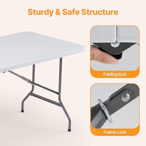 NEWBULIG 6 FT Foldable Table - Image 6