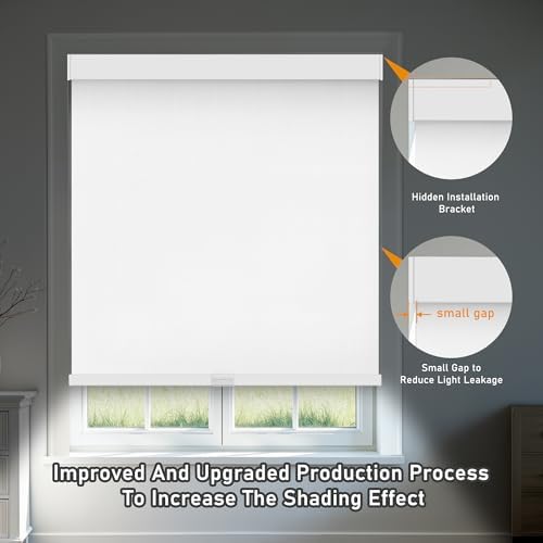 AOSKY Cordless Blackout Roller Shades - Image 4