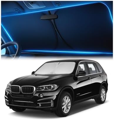 Magnelex Windshield Sun Shade for BMW X5 2014-2018, Foldable Car Window Sunshade by Magnelex