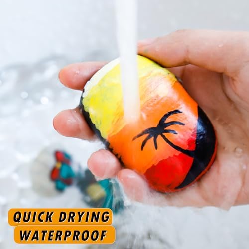 Brown Paint Markers, 5 Pack Oil-Based Waterproof Quick Dry Permanent Paint Pen - Image 4