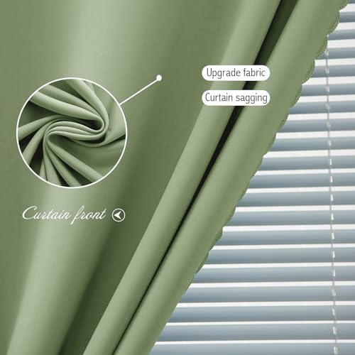 Magic Tape Blackout Curtains for Bedroom No Drillng Self Adhesive Curtains No - Image 6