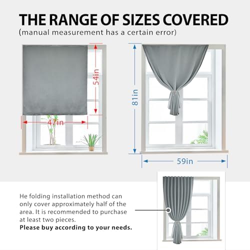 JILRON Magic Tape Stick on Portable Curtains - Image 3