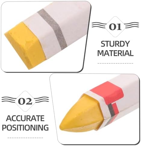 IMIKEYA 2Pcs Tire Marking Crayon Yellow - Image 6