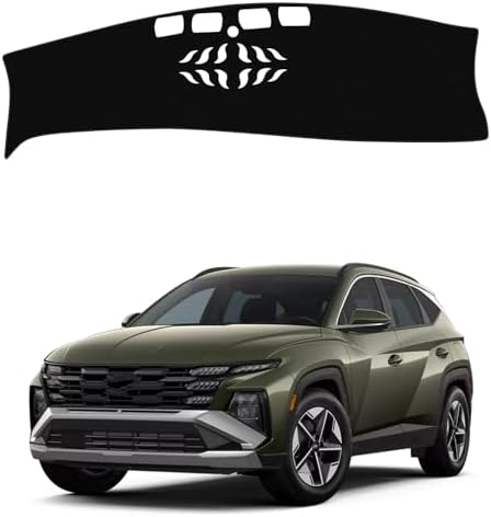 Dashboard Mat Cover for Hyundai Tucson 2025 Nonslip Center Console Sunshield by BOLTRY
