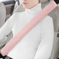 LACDL Extra Long Seatbelt Cover Super Soft Furry by LeadingAComfortableDrivingLife