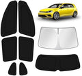 KUST Car Window Shades for Volkswagen Golf MK7 2013-2018 Windshield Sun Shade by KUST