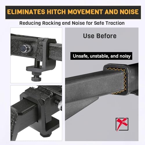 Anti Rattle Hitch Clamp, Hitch Tightener - Image 4