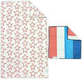 Microfiber Hand Towel & Washcloth Set, Double-Sided Waffle Weave Set of Two by CraeHome