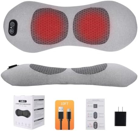 USB Electric Lumbar Support Pillow by Veniveta