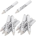 Abaodam 12pcs White Wax Tire Marker Pens by Abaodam