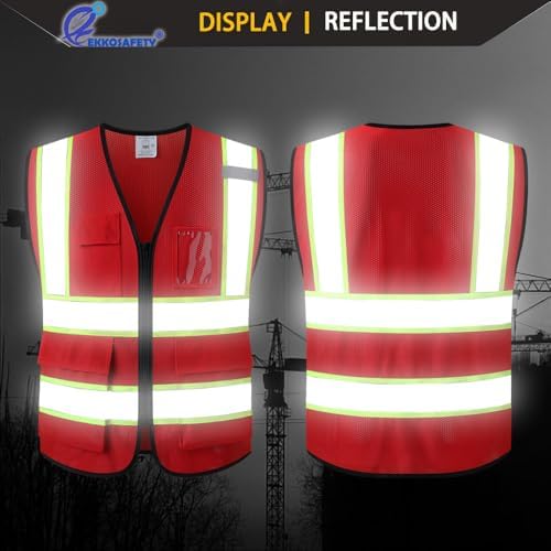 Hi Vis Reflective Safety Vest for Men Women - Image 5