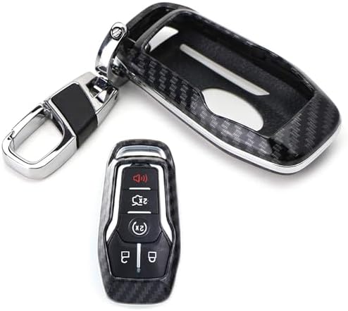 iJDMTOY Hard Plastic Key Fob Protective Case w/ Keychain by iJDMTOY