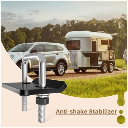 Hitch Tightener Anti Rattle Stabilizer Steel Heavy Duty Rust Free Tow Clamp 2 - Image 2