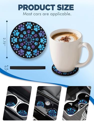 WOCOCN Car Coasters for Cup Holders - Image 6