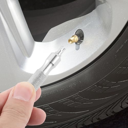 2 Pcs Valve Core Removal Tool Keychain, Stainless Steel - Image 5
