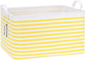 Sea Team Large Rectangle Open-Top Canvas Storage Basket by SeaTeam