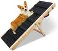 32.2x12.2Inch Dog Pet Ramp for Bed 5 Adjustable Height Dogs Stairs for Small Dog by X-Kingsun
