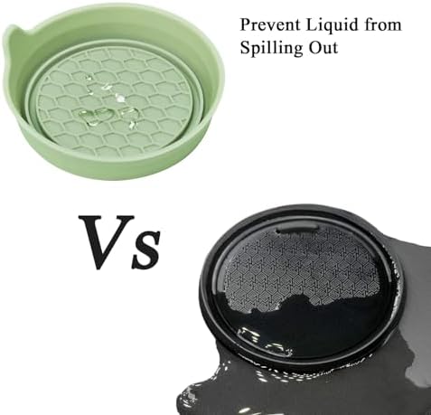 Amooca 4-Pack Car Cup Coaster Silicone Spill-Proof Cup Holder Inserts - Image 5