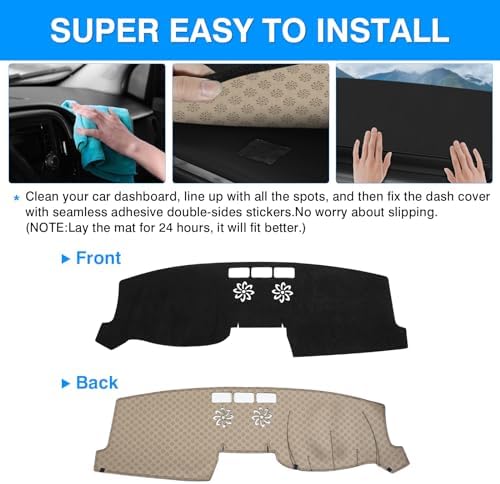 Cartist Dashboard Cover Mat for 2017-2022 2023 2024 2025 Mazda CX-5 CX5 - Image 5