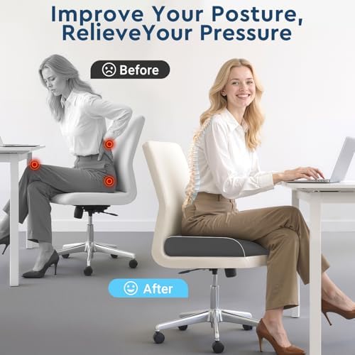 Seat Cushion, Memory Foam Office Chair Cushion - Image 4