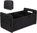 Car Trunk Organizer, Collapsible Car Organizers and Storage Large Black by JiatuA