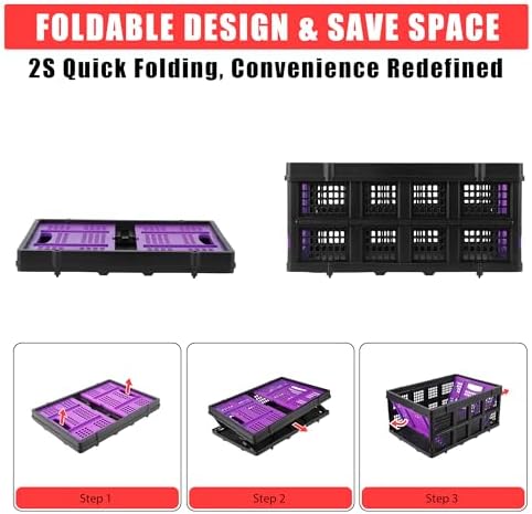 GlowSol Large Collapsible Storage Baskets, 15.7×22×10 Inches Extra-Thick - Image 3