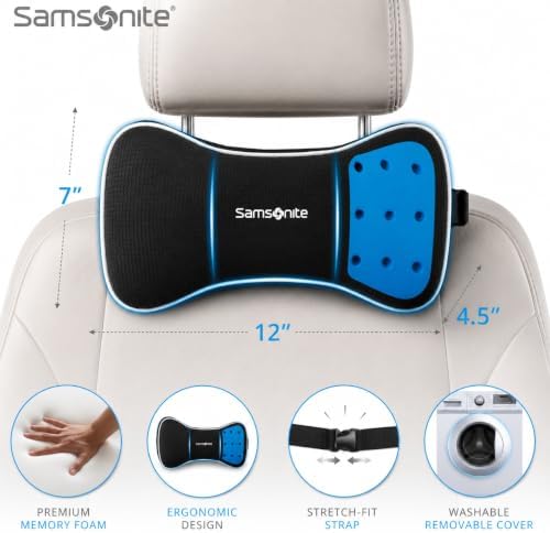 SAMSONITE, Infused-Gel Car Neck Pillow - Image 3