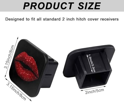 2" Trailer Hitch Cover Rubber Receiver Tube Cap Trailer Hitch Covers - Image 2