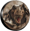 Funny Dinosaur Spare Tire Cover Wheel Protectors Waterproof Wheel Covers by Unknown