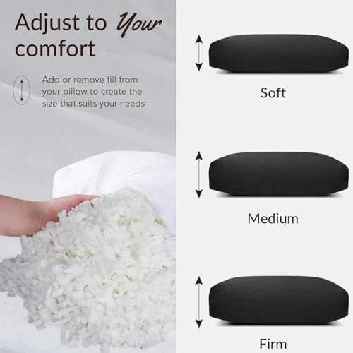 Head Recliner Pillow Adjustable Shredded Memory Foam Headrest Pillow - Image 3