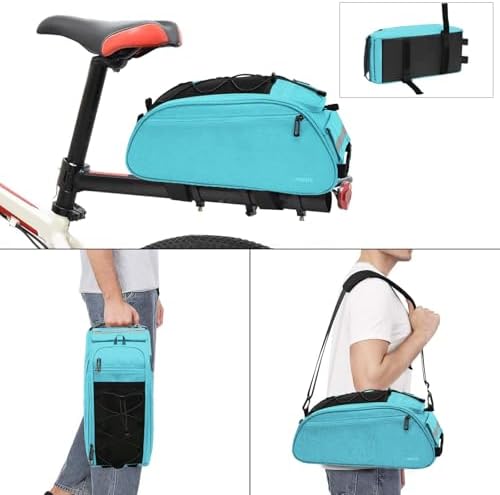 MOSISO Bike Rack Bag, Waterproof Bicycle Trunk Pannier Rear Seat Pouch - Image 4
