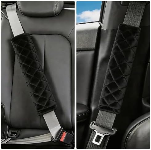 Amooca 2 Pack Seat Belt Covers Soft Shoulder Pad - Image 6