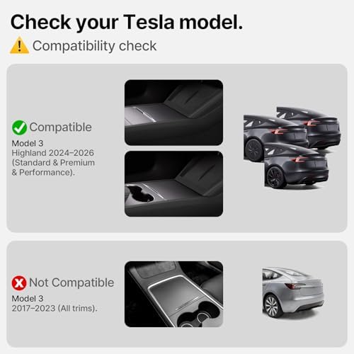 Rear Seat Back Cover Tesla Model 3 Highland 2024/2025/2026, All Weather TPE - Image 2