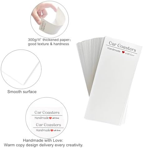 100Sets Sublimation Car Coaster Packaging - Image 3